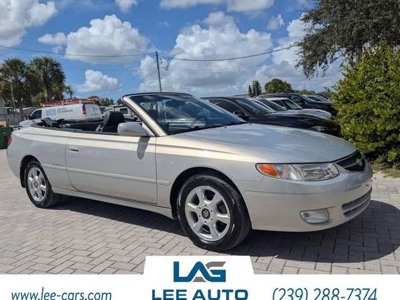 TOYOTA CAMRY SOLARA 2000 2T1FF22P7YC395522 image